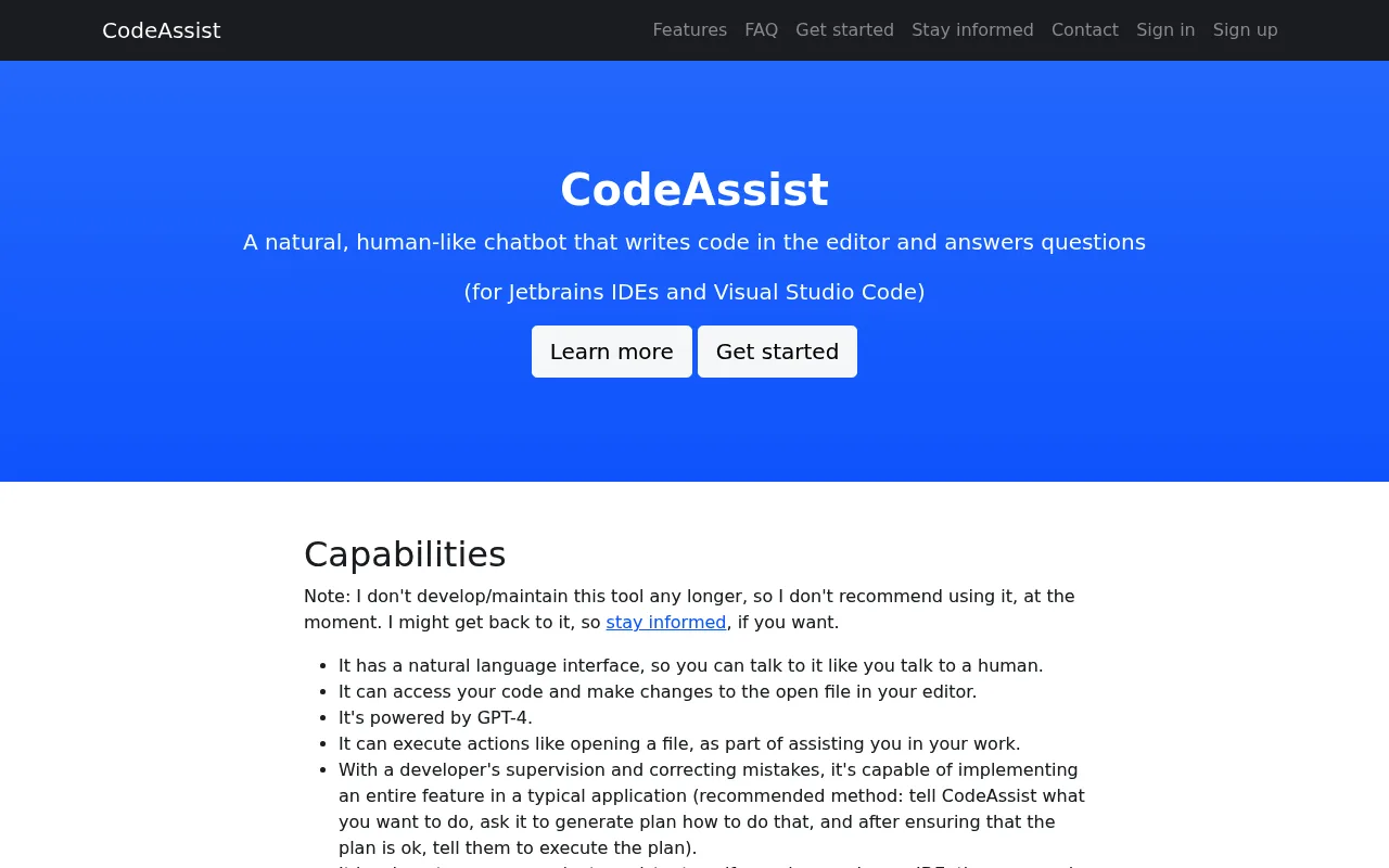 Náhled nástroje Code Assist