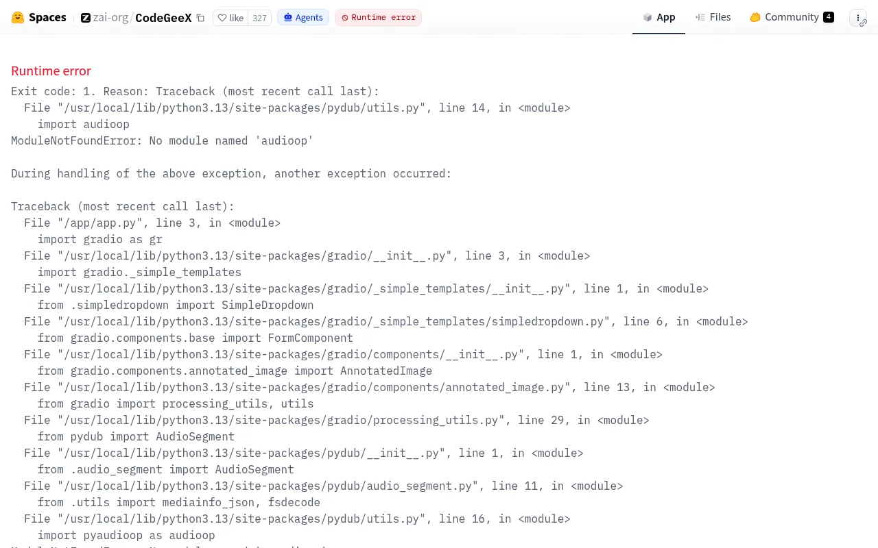 Náhled nástroje CodeGeeX