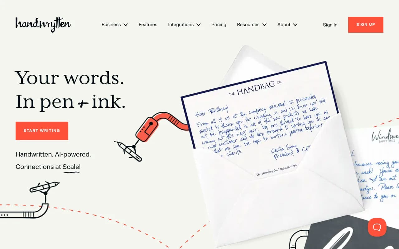 Náhled nástroje Handwrytten