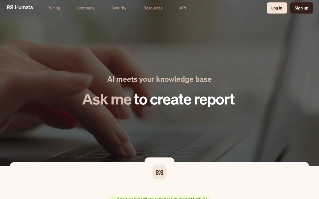 Náhled nástroje Humata AI