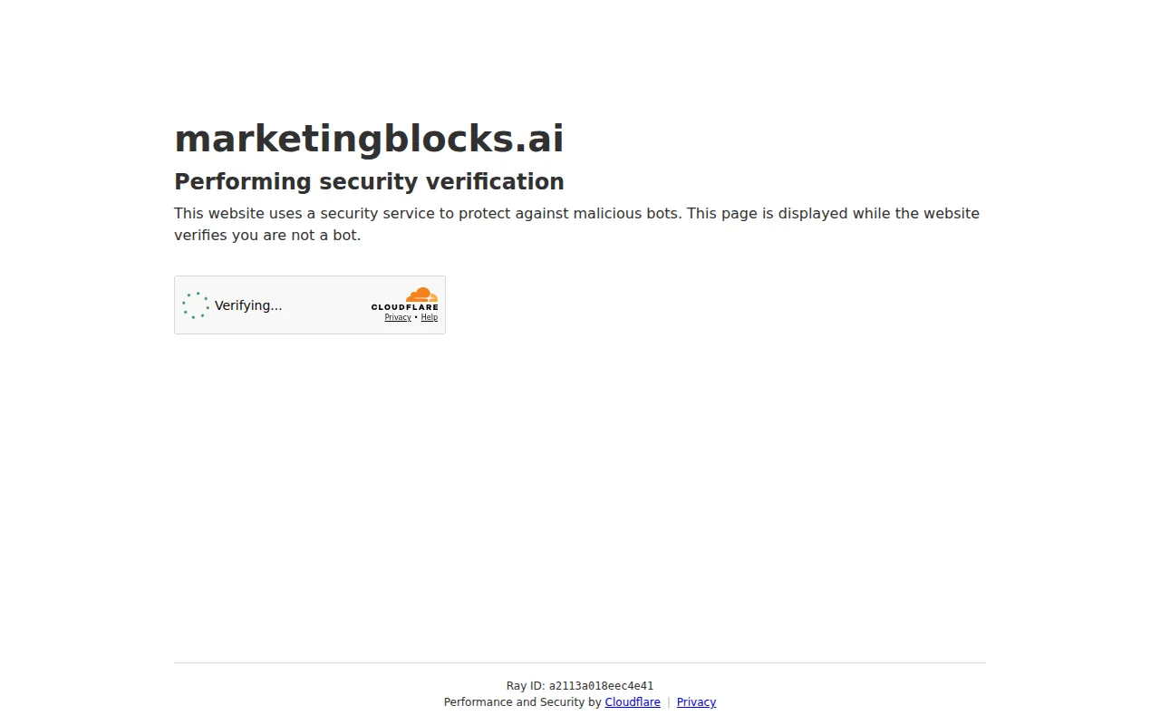 Náhled nástroje MarketingBlocks AI